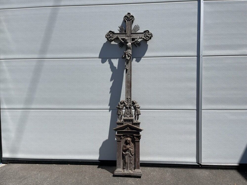 R5035 Friedhofskreuz Kreuz Grabstätte Jesus Maria Sammelobjekte LUXONAR.com 57-2717.jpg Wien Österreich Online Kaufen