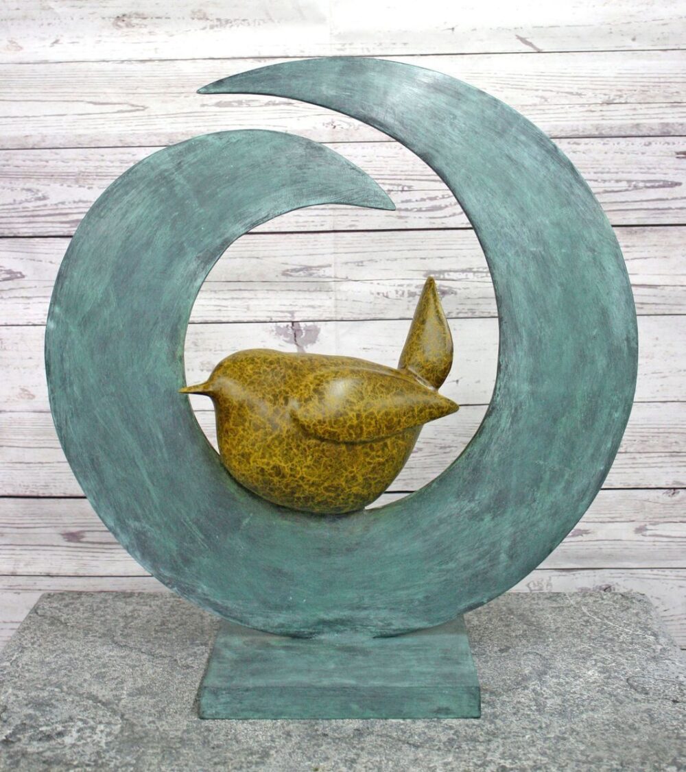 Bronzefigur Vogel im modernen Stil Dekoration Bronzefiguren & Bronzeskulpturen LUXONAR.com Bronzefigur Vogel im modernen Stil Dekoration Wien Österreich Online Kaufen