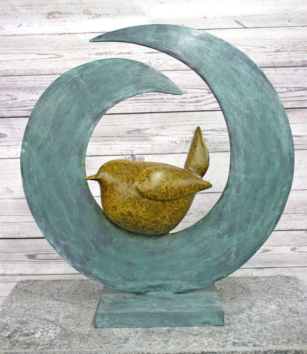 Bronzefigur Vogel im modernen Stil Dekoration Bronzefiguren & Bronzeskulpturen LUXONAR.com Bronzefigur Vogel im modernen Stil Dekoration Wien Österreich Online Kaufen
