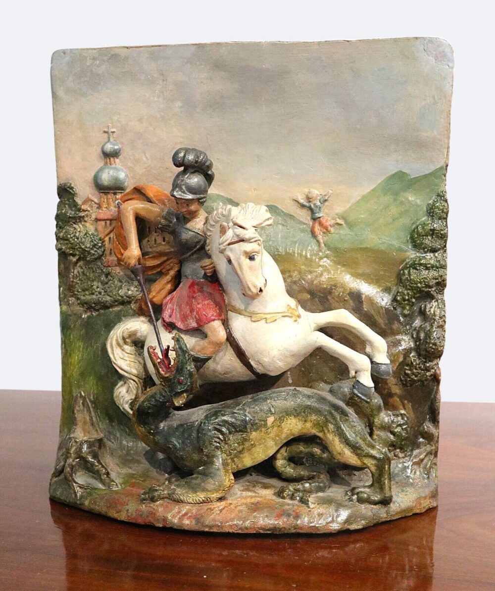 Hl Florian 18. Jahrhundert, Terracotta Relief Kunst LUXONAR.com Hl Florian 18. Jahrhundert, Terracotta Relief Wien Österreich Online Kaufen