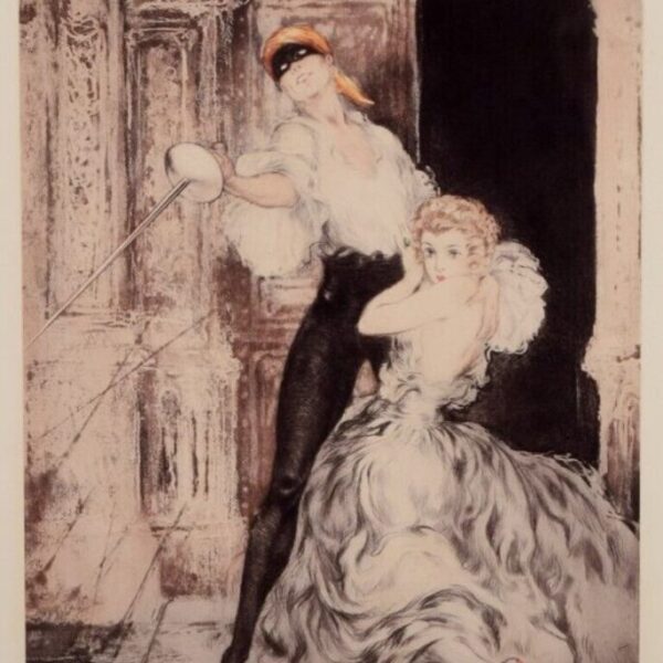 Louis Icart (1888-1950). Farblithographie. Don Juan. 1920er Jahre. Mit Bleistift signiert